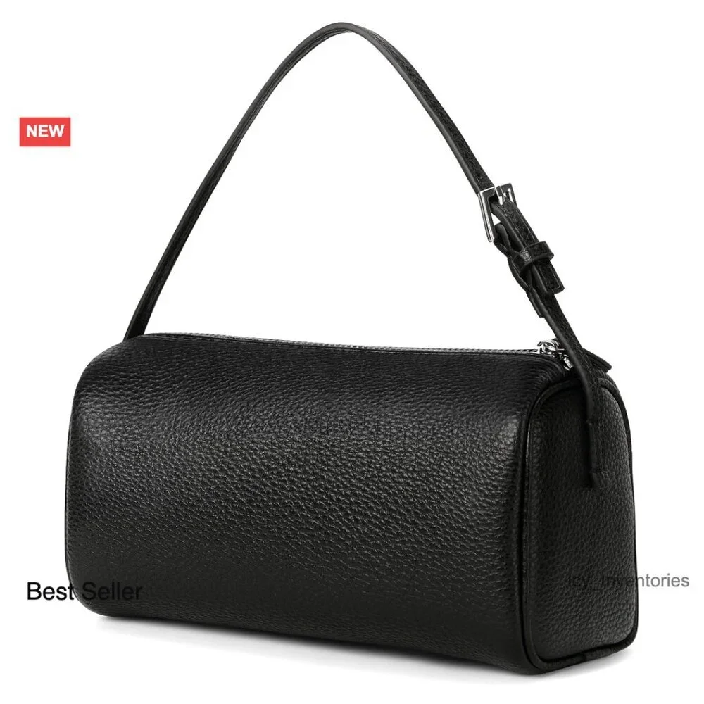 Vegan Leather Hobo Crossbody Bag, Adjustable Strap, Mini Purse